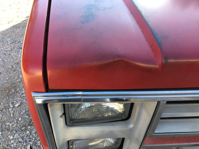 1986 Red Chevrolet C-10 Standard Cab Pickup