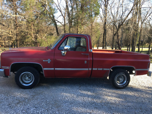 1986 Red Chevrolet C-10 Standard Cab Pickup