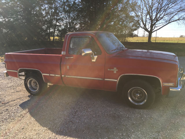 1986 Red Chevrolet C-10 Standard Cab Pickup