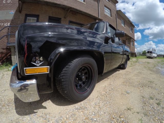 1986 Black Chevrolet C-10 Standard Cab Pickup