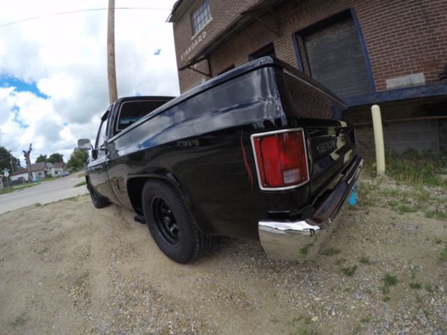 1986 Black Chevrolet C-10 Standard Cab Pickup