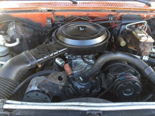 1986 Orange Chevrolet C/K Pickup 3500 Single Cab Flatbed