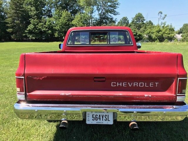 1986 Red Chevrolet C-10 Standard Cab Pickup