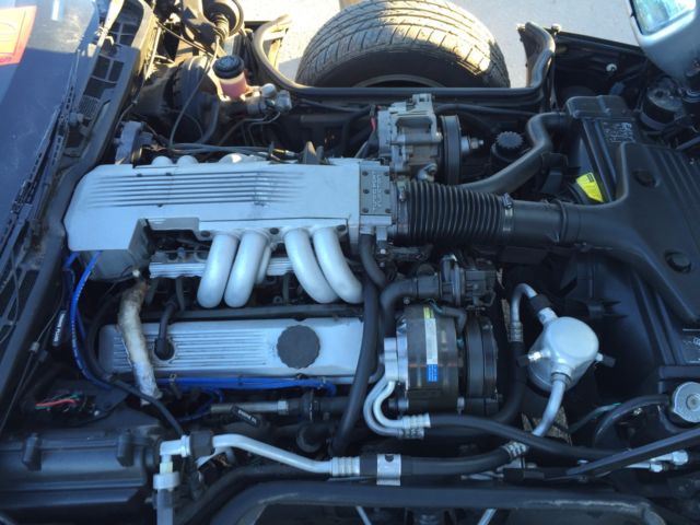 1986 Silver Chevrolet Corvette Coupe