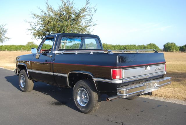 1986 Black Chevrolet C-10 Standard Cab Pickup