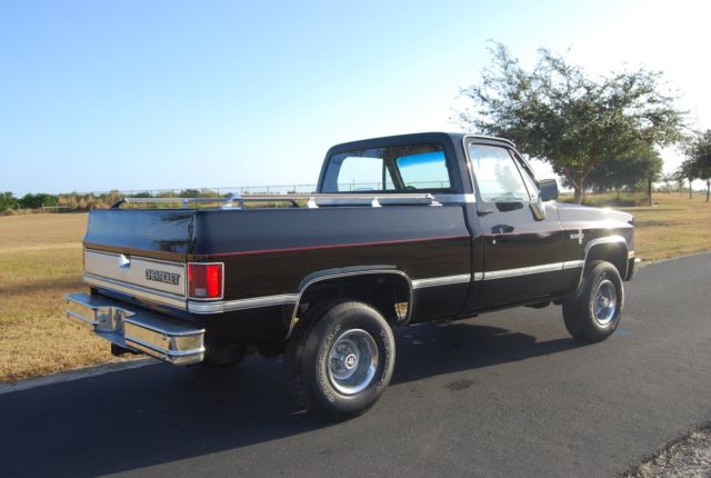 1986 Black Chevrolet C-10 Standard Cab Pickup