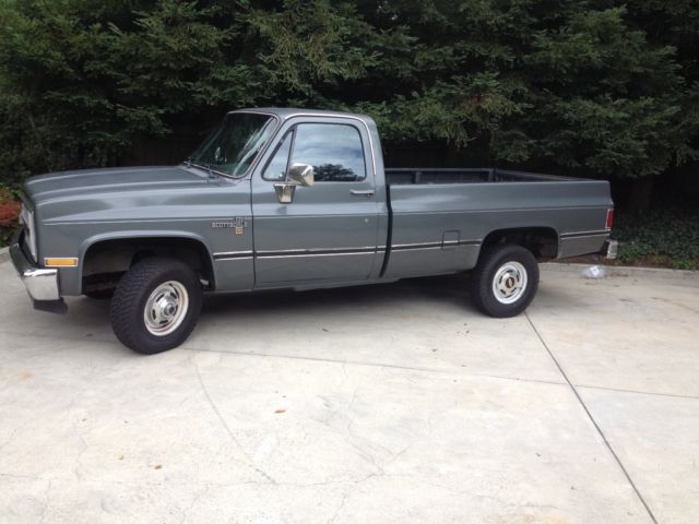 1986 Gray Chevrolet C/K Pickup 1500 Standard Cab Pickup