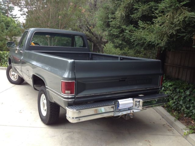 1986 Gray Chevrolet C/K Pickup 1500 Standard Cab Pickup