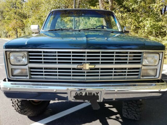 1986 Chevy Blue Chevrolet C/K Pickup 2500 Standard Cab Longbed