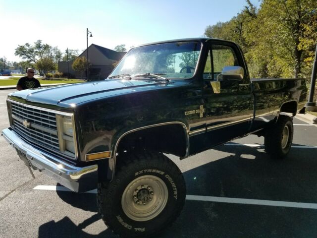 1986 Chevy Blue Chevrolet C/K Pickup 2500 Standard Cab Longbed