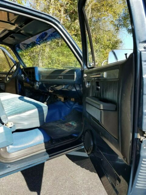 1986 Chevy Blue Chevrolet C/K Pickup 2500 Standard Cab Longbed