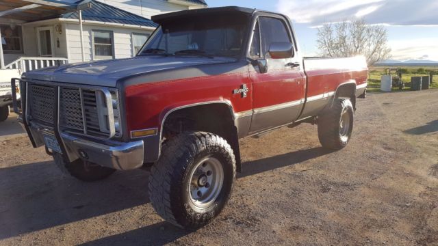 1986 Red Chevrolet C/K Pickup 1500 Standard Cab Pickup