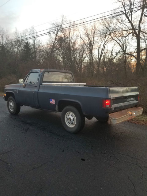 1986 Blue Chevrolet C/K Pickup 2500  Pickup