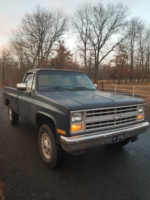 1986 Blue Chevrolet C/K Pickup 2500  Pickup