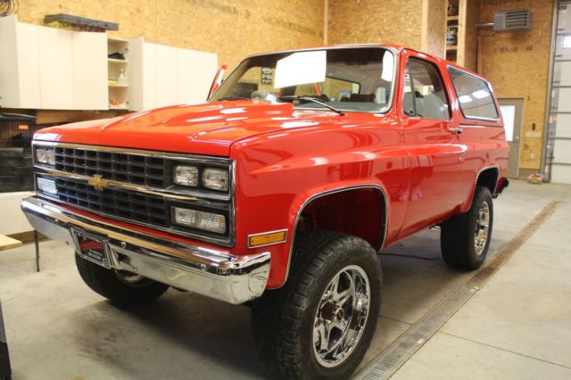 1986 Red Chevrolet Blazer 2 Door