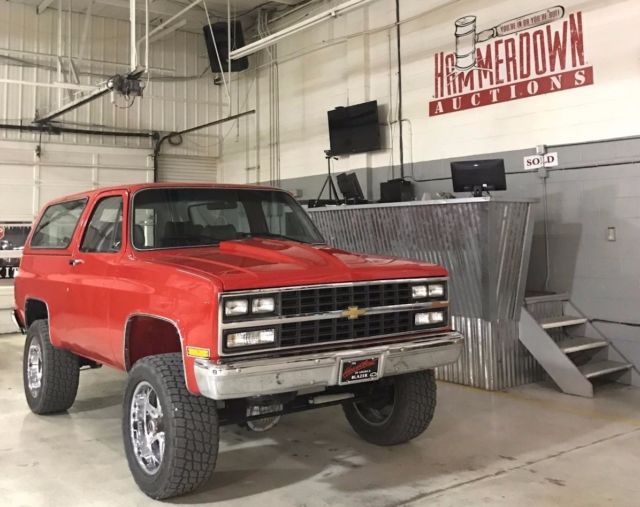 1986 Red Chevrolet Blazer 2 Door