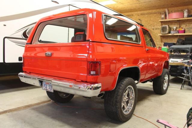1986 Red Chevrolet Blazer 2 Door