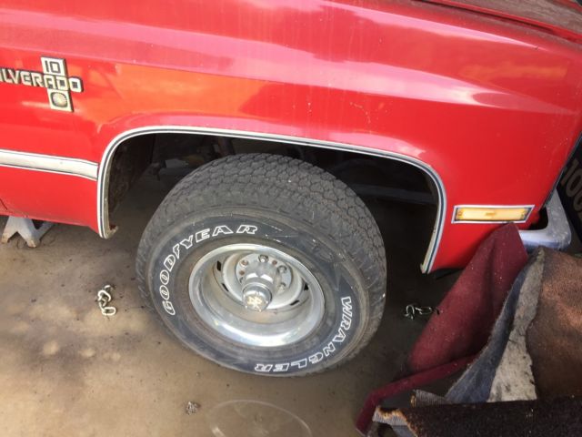 1986 Red Chevrolet C-10 Standard Cab Pickup