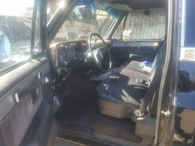 1986 Black Chevrolet Silverado 1500