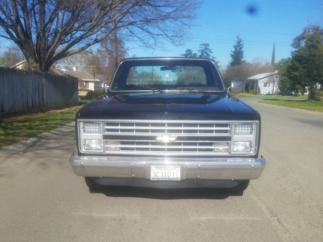 1986 Black Chevrolet Silverado 1500