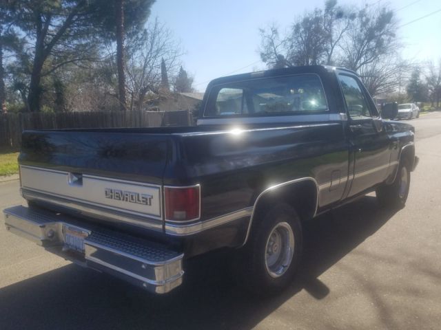 1986 Black Chevrolet Silverado 1500