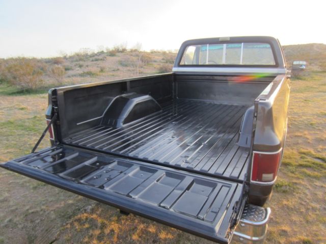 1986 dark gray Chevrolet C/K Pickup 1500 Standard Cab Pickup