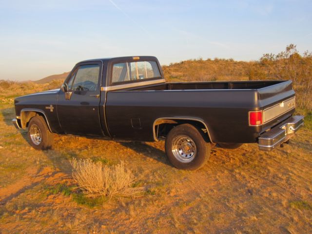 1986 dark gray Chevrolet C/K Pickup 1500 Standard Cab Pickup