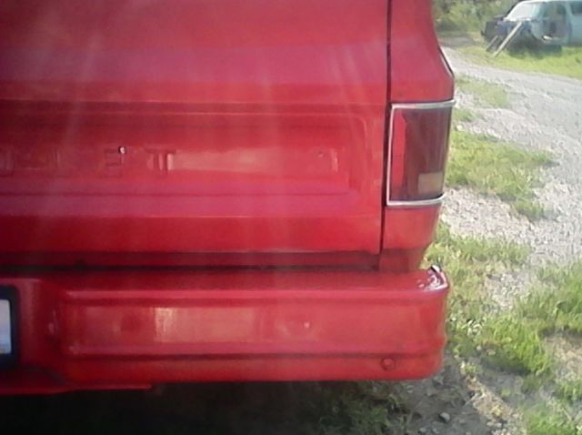 1986 Red Chevrolet C-10 Standard Cab Pickup