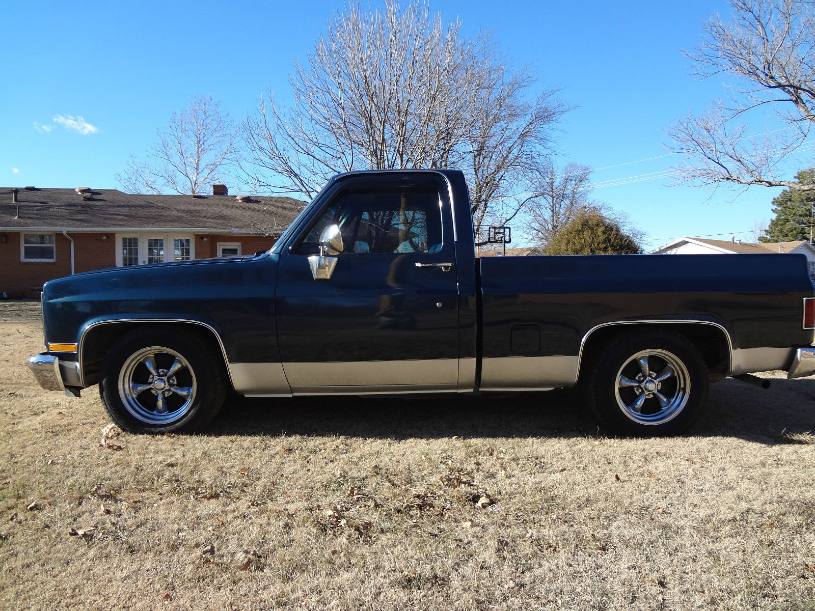1986 Blue Chevrolet C-10 Standard Cab Pickup