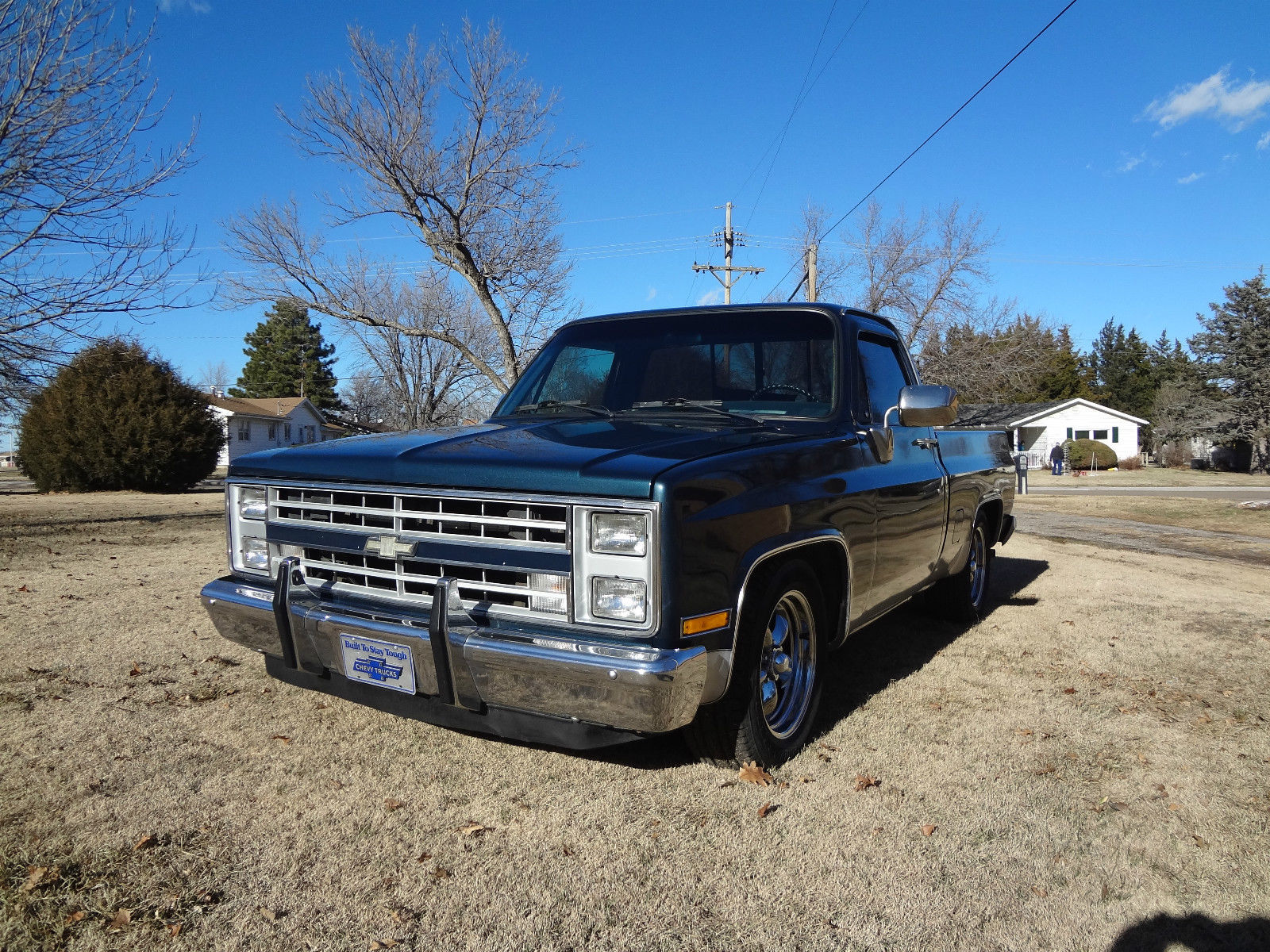 1986 Blue Chevrolet C-10 Standard Cab Pickup