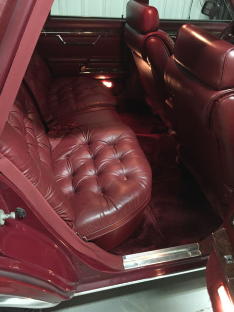 1986 Red Chrysler New Yorker 4 door