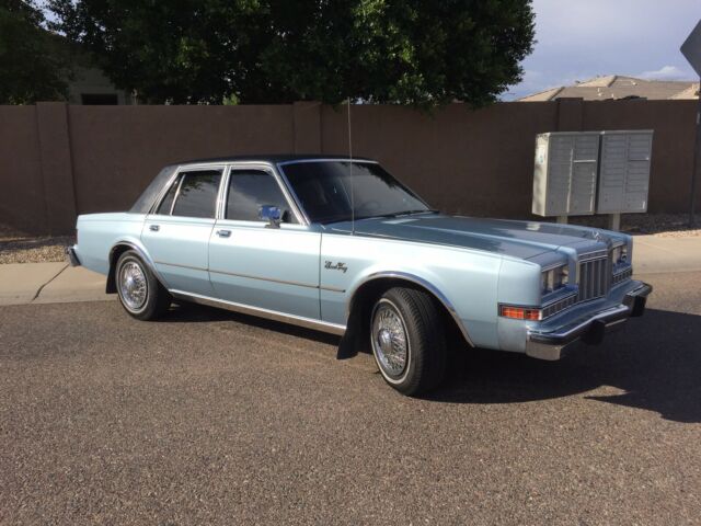 1986 Light blue Chrysler Other Sedan