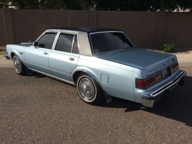 1986 Light blue Chrysler Other Sedan