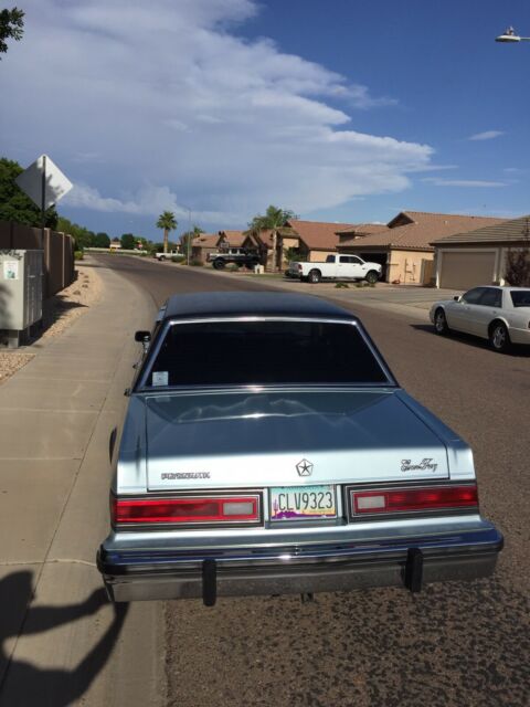 1986 Light blue Chrysler Other Sedan