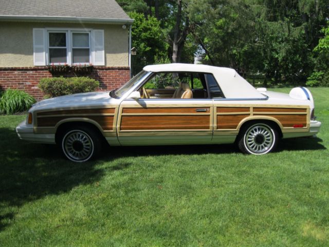 1986 White Chrysler LeBaron Convertible