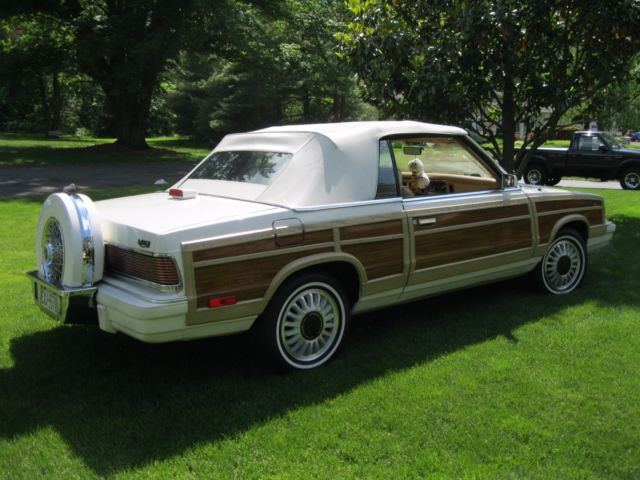 1986 White Chrysler LeBaron Convertible