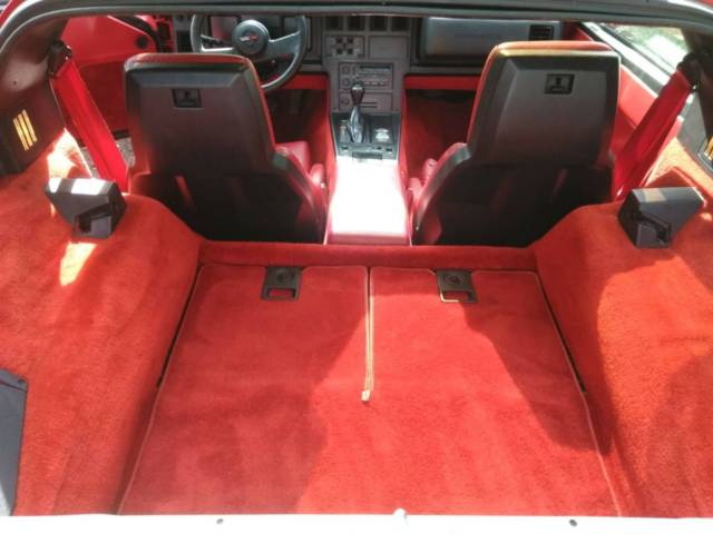 1986 Red Chevrolet Corvette Coupe