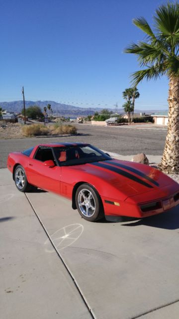1986 Red Chevrolet Corvette Coupe