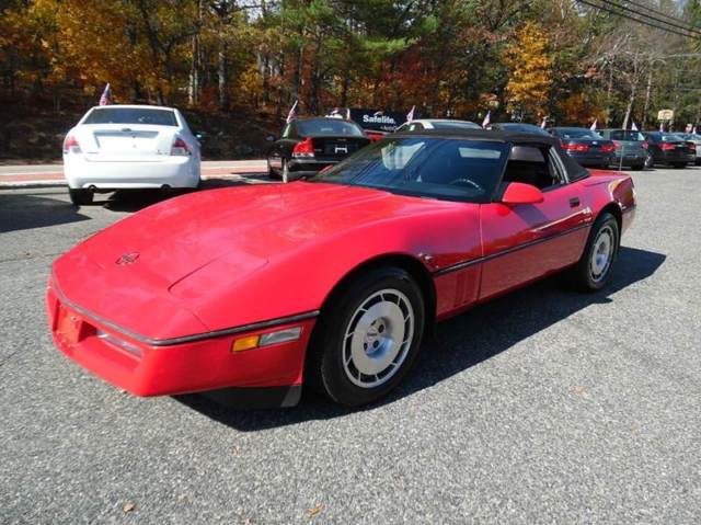 1986 Red Chevrolet Corvette