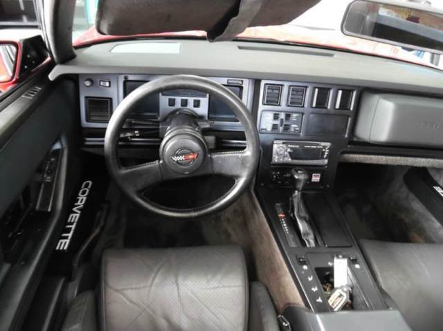 1986 Red Chevrolet Corvette
