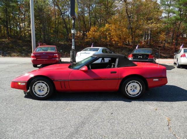 1986 Red Chevrolet Corvette