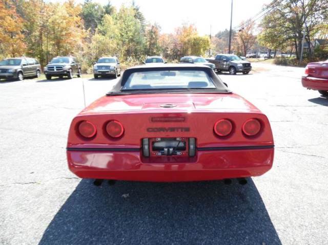 1986 Red Chevrolet Corvette