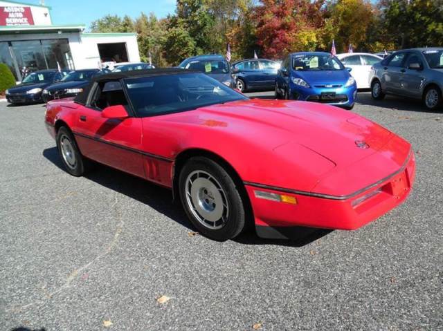 1986 Red Chevrolet Corvette