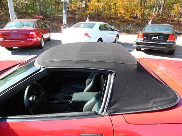 1986 Red Chevrolet Corvette