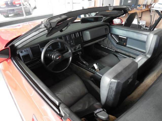 1986 Red Chevrolet Corvette