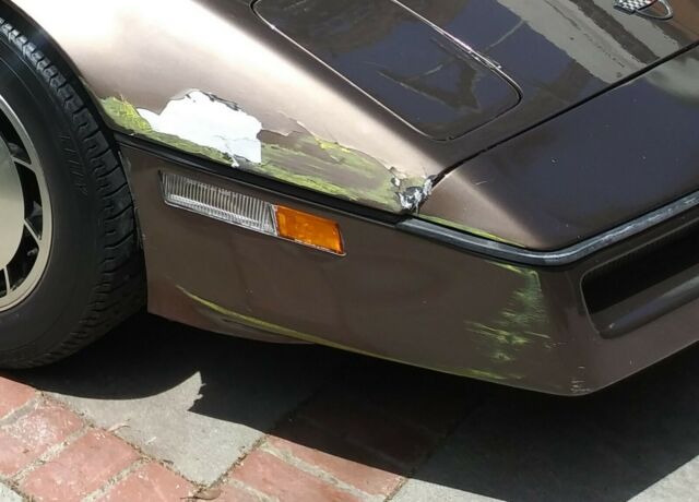 1986 Brown Chevrolet Corvette Coupe