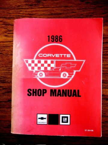 1986 Red Chevrolet Corvette CONVERTIBLE