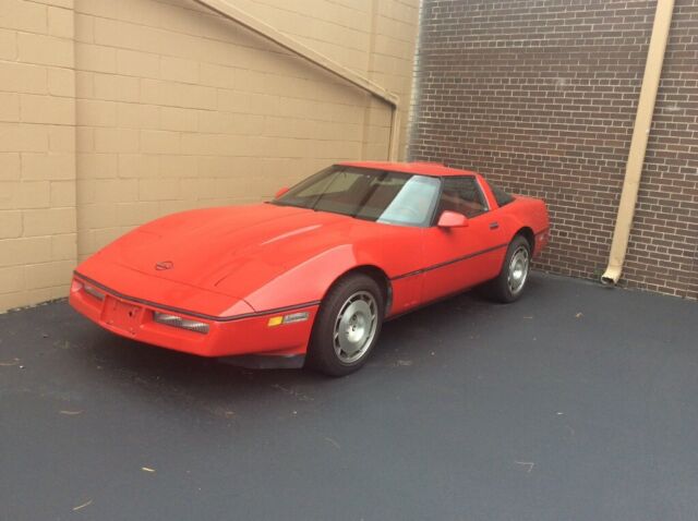 1986 Red Chevrolet Corvette Coupe