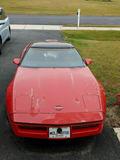 1986 Red Chevrolet Corvette Coupe