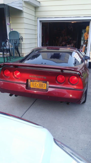 1986 Black Chevrolet Corvette 2 door